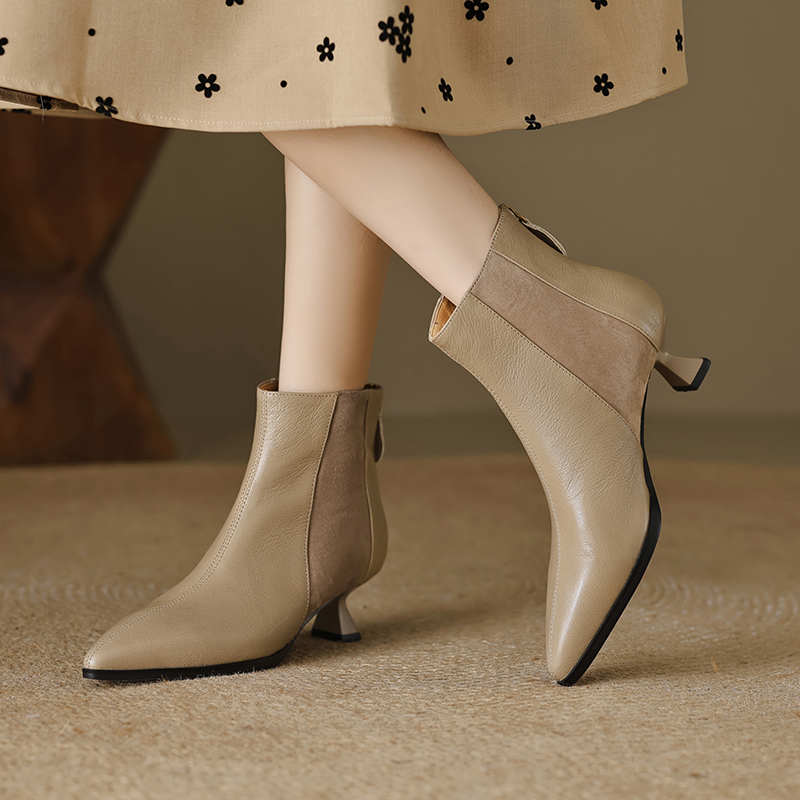 Milei Women's Classics Leather Ankle Boots