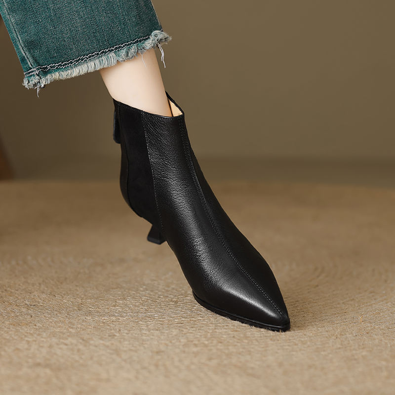 Milei Women's Classics Leather Ankle Boots
