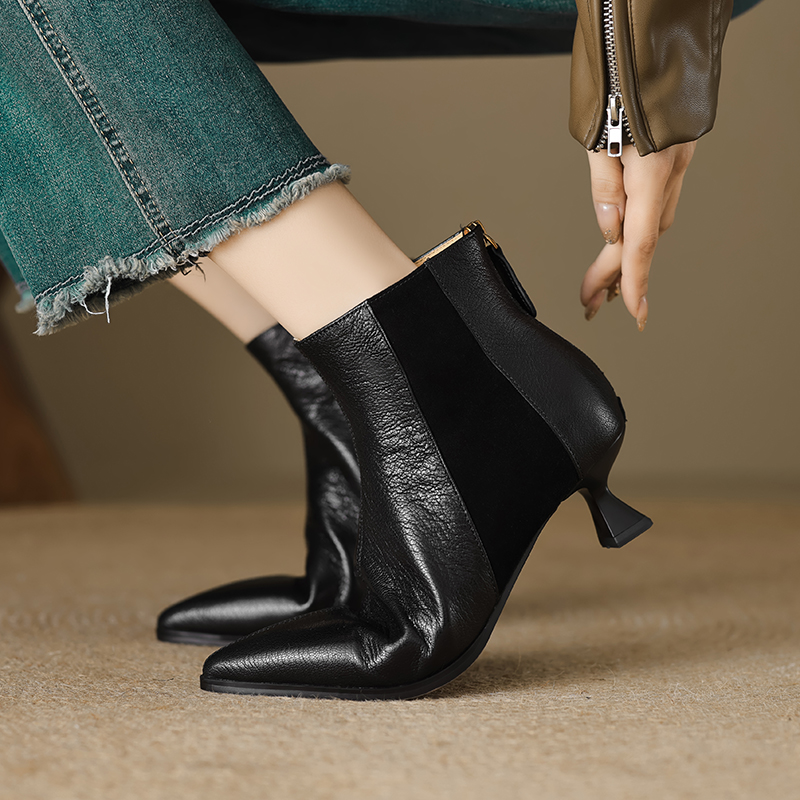 Milei Women's Classics Leather Ankle Boots