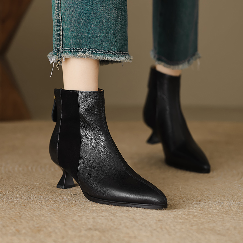 Milei Women's Classics Leather Ankle Boots