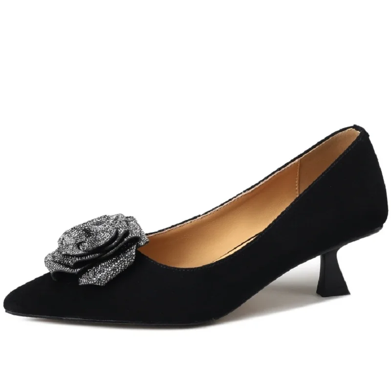 Milena Women's Leather Party Pointed Toe Pumps
