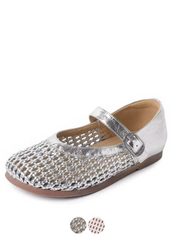 Milvia Women's Hollow Leather Round Toe Flats