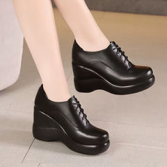 Nahir Women's Wedges Lace-Up Platform