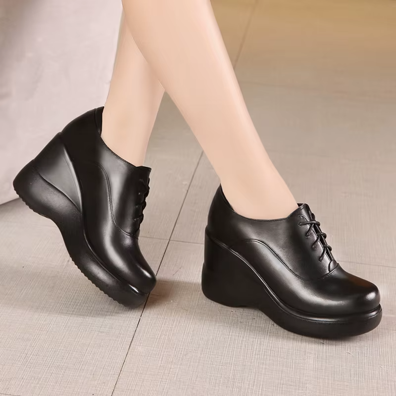 Nahir Women's Wedges Lace-Up Platform