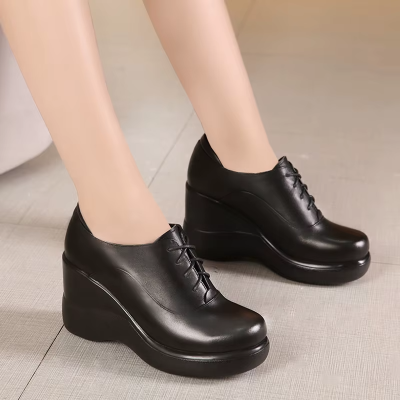 Nahir Women's Wedges Lace-Up Platform