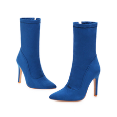 Nataly Women's Velvety Elastic Fall Boots