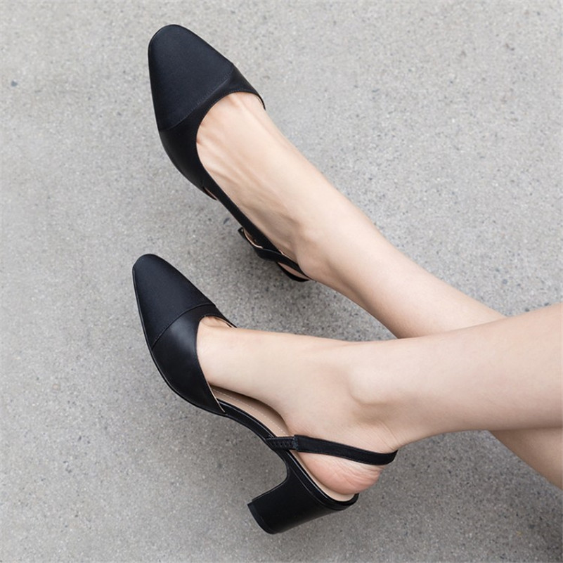 Nayi Women's Square Heel Pumps