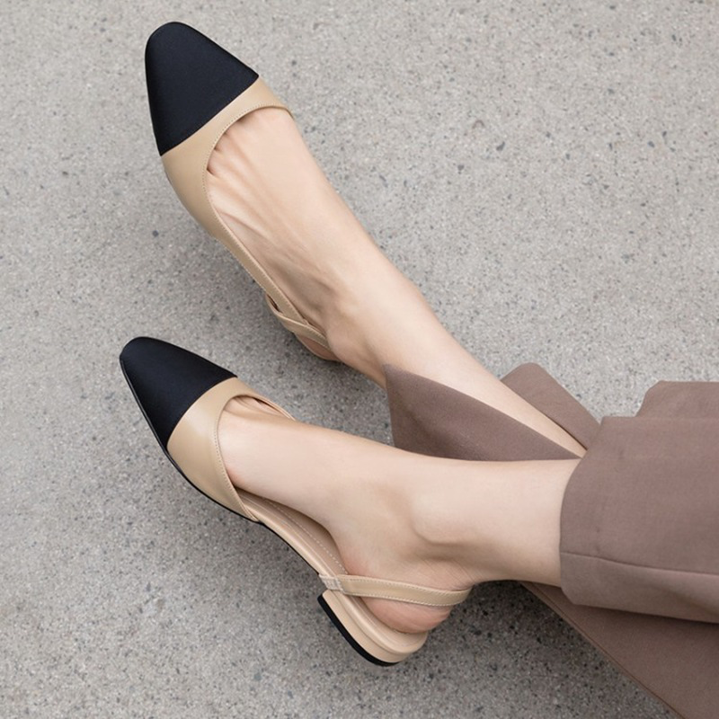 Nayi Women's Square Toe Flats Pumps