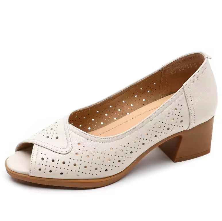 Nina Women's Open Toe Leather Sandals