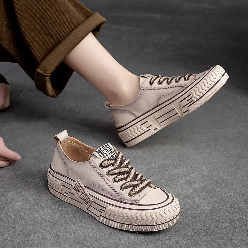 Norys Women's Comfortable Lace Up Sneakers