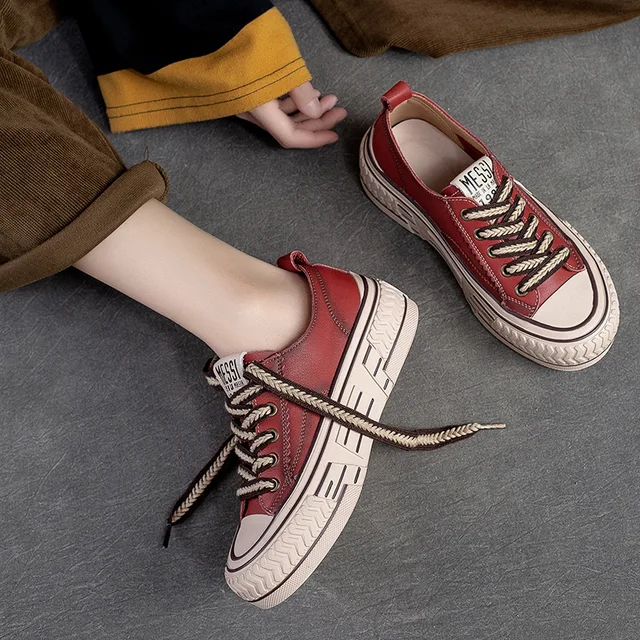 Norys Women's Comfortable Lace Up Sneakers