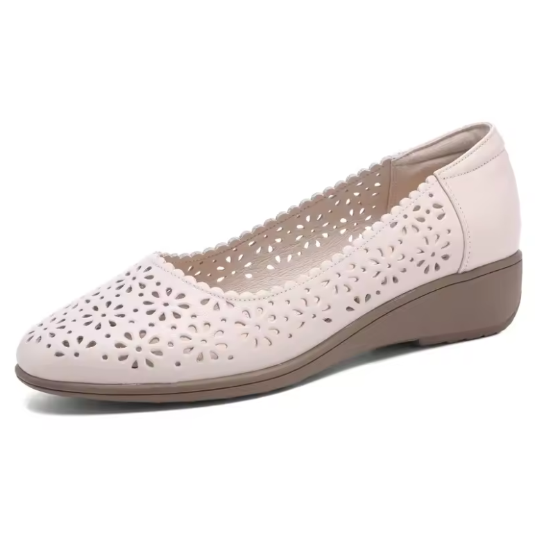 Norys Women's Leather Breathable Slip-On Loafers