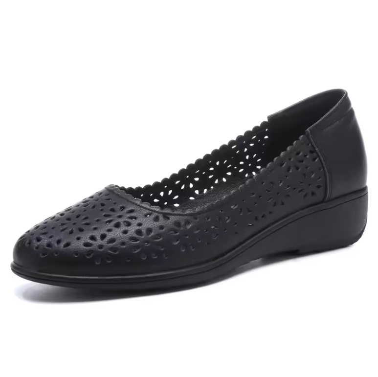 Norys Women's Leather Breathable Slip-On Loafers