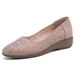 Norys Women's Leather Breathable Slip-On Loafers