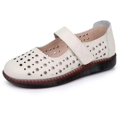 Olga Women's Leather Hook & Loop Sandals