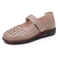Olga Women's Leather Hook & Loop Sandals