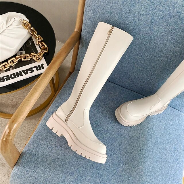 Olga Women's Long Leather Boots