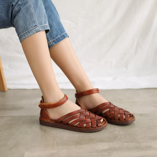 Olivia Women's Casual Leather Sandals