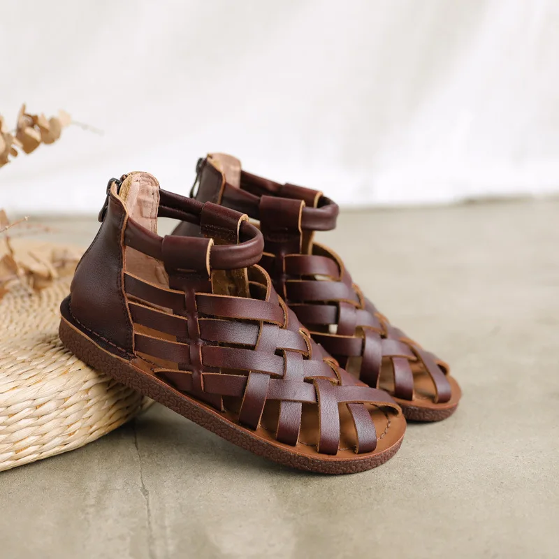 Olivia Women's Casual Leather Sandals