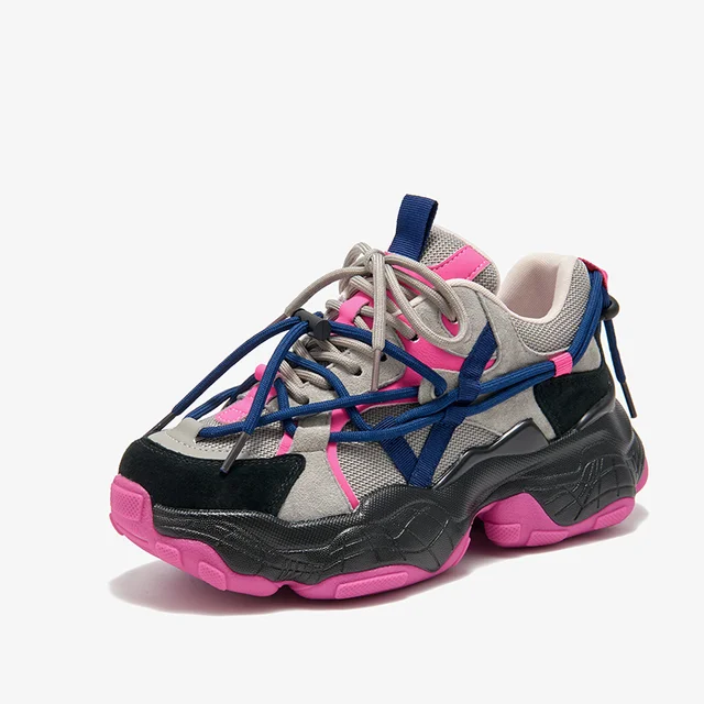 Oluche Women's Lace Up Sneakers
