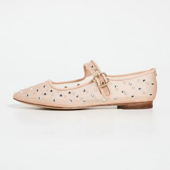 Oralia Women's Rhinestone Ballet Flats