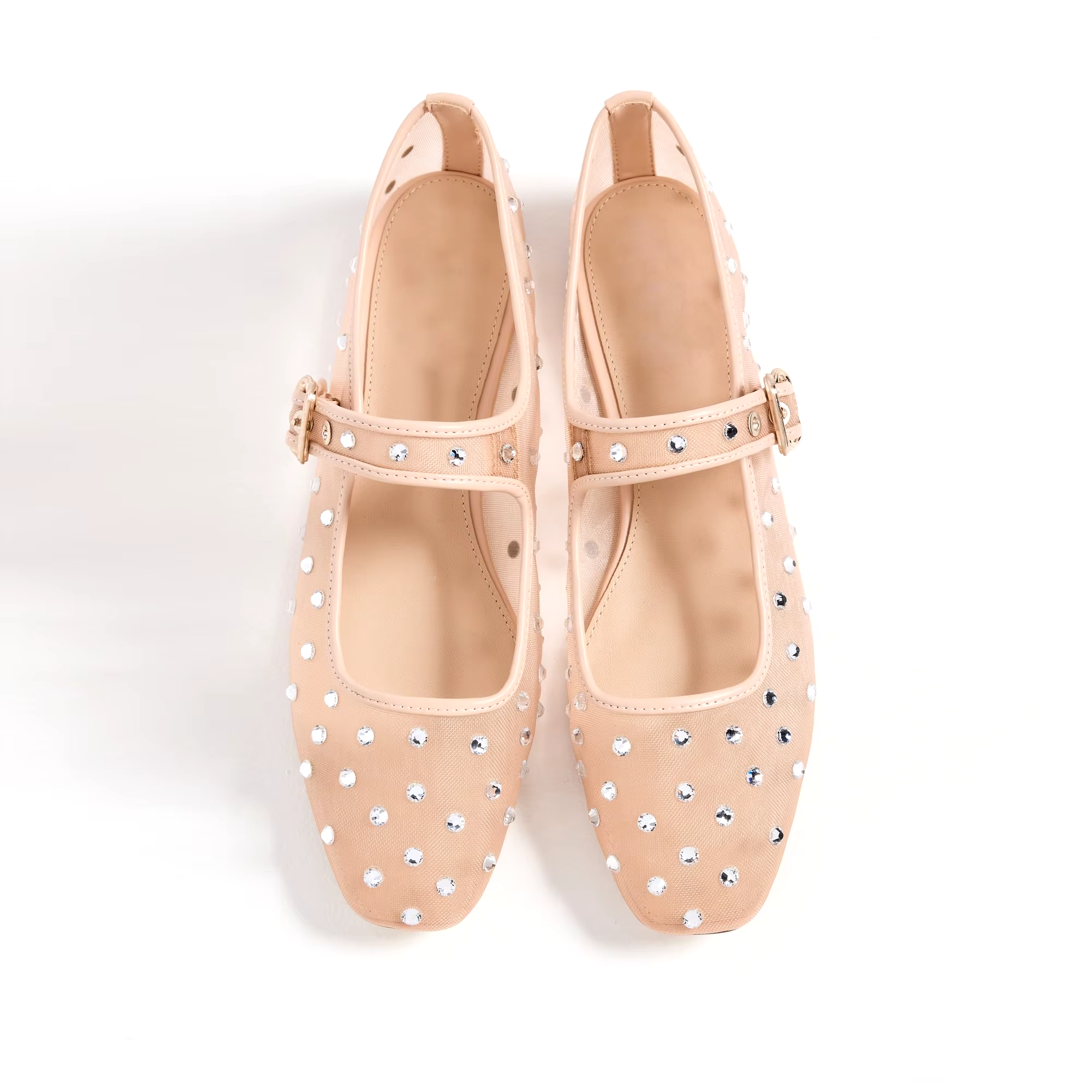 Oralia Women's Rhinestone Ballet Flats
