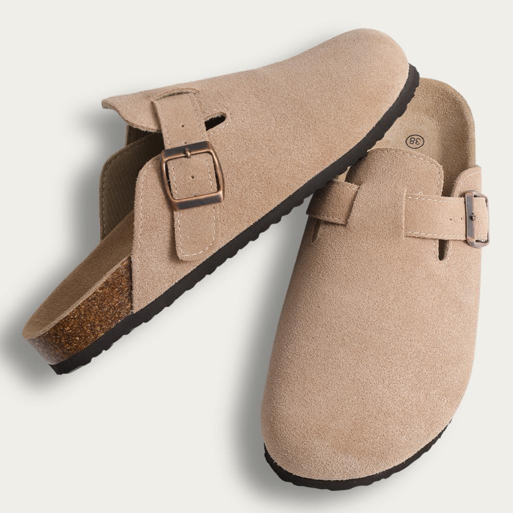 Oriana Women's Classic Suede Cork Clogs