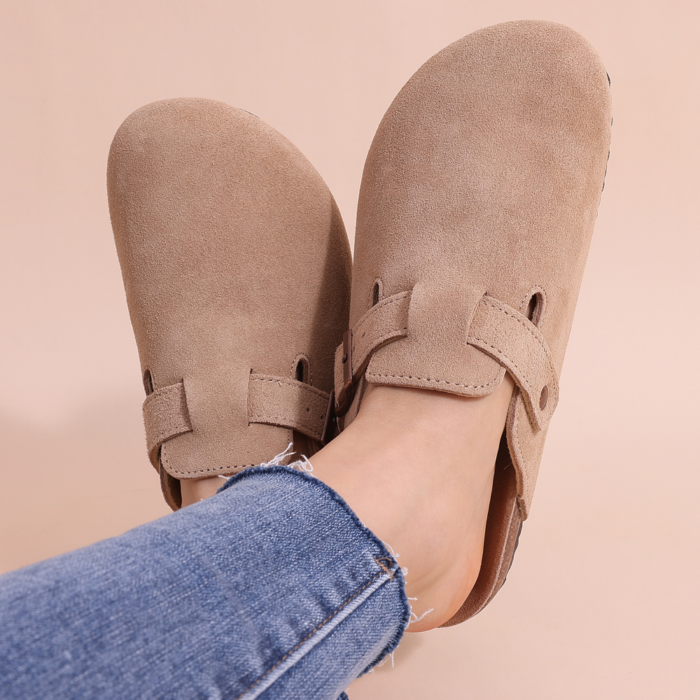 Oriana Women's Classic Suede Cork Clogs
