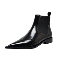 Oriana Women's Pointed Toe Black Boots