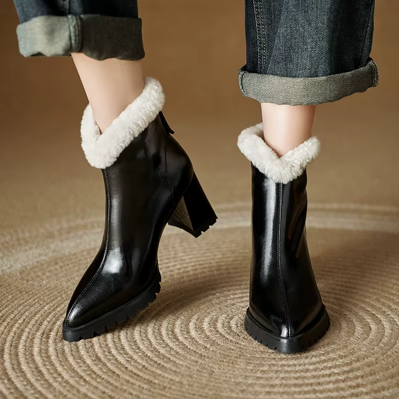 Oriana Women's Winter News Ankle Boots
