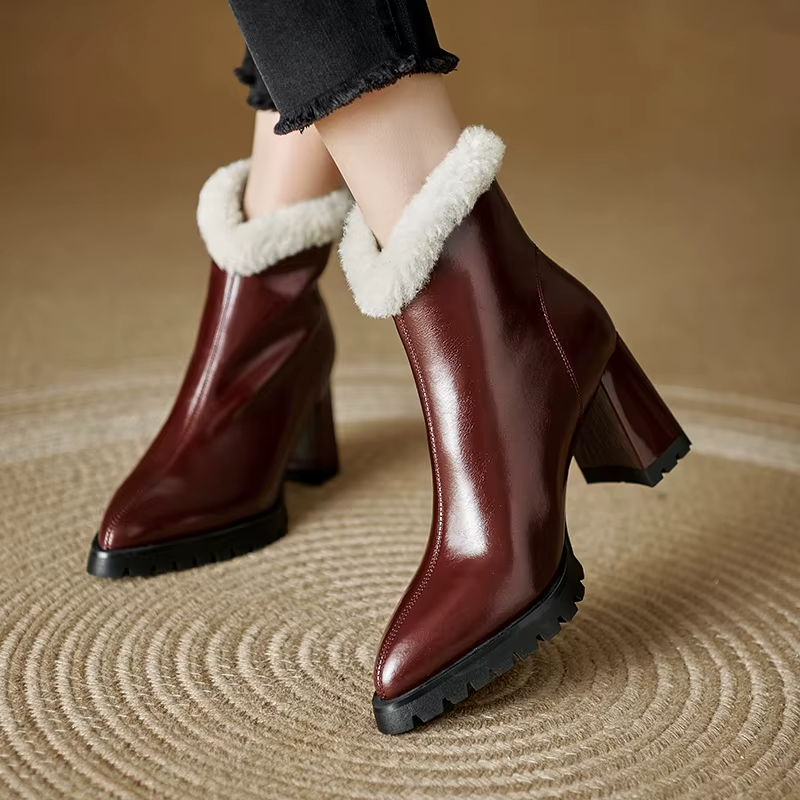 Oriana Women's Winter News Ankle Boots