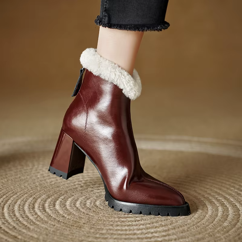 Oriana Women's Winter News Ankle Boots