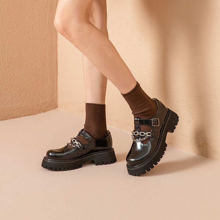 Oz Women's Leather Platform Shoes