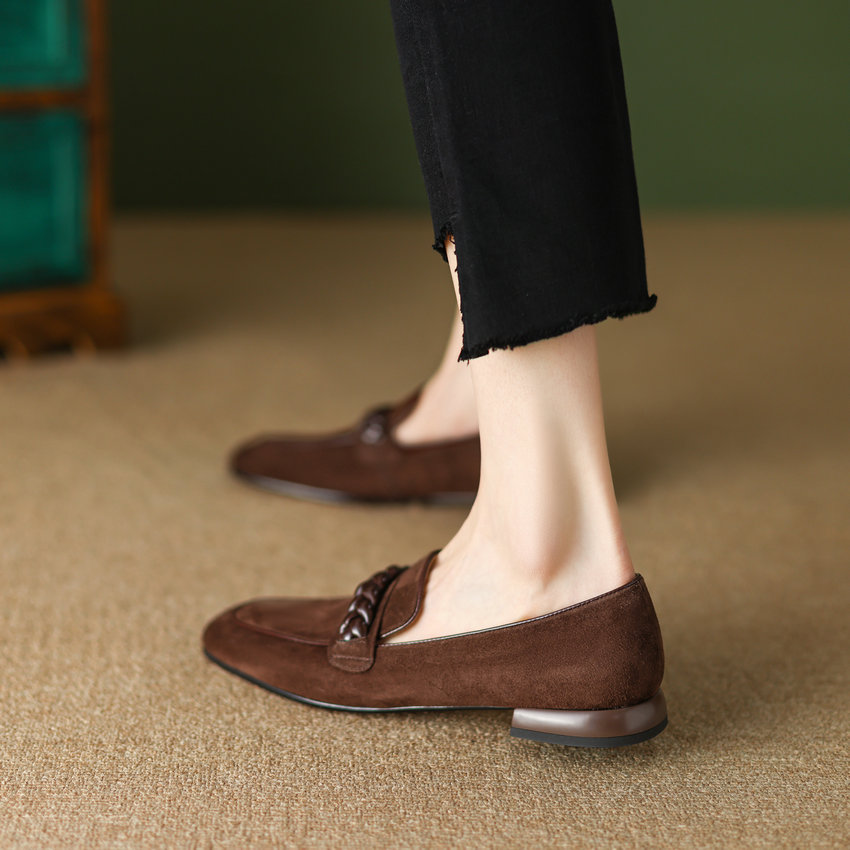 Perla Women's Suede Office Loafers