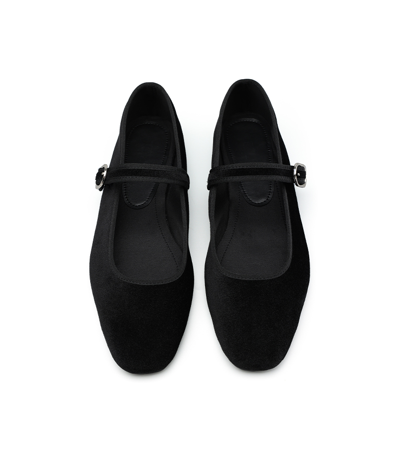 Pilar Women's Velvet Ballet Flats