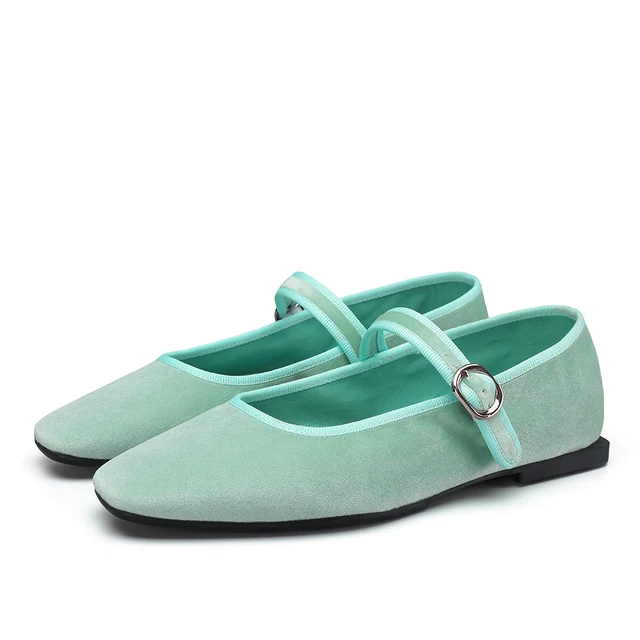 Pilar Women's Velvet Ballet Flats