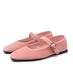 Pilar Women's Velvet Ballet Flats