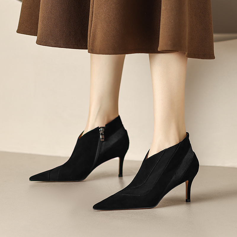 Paula Women's Suede High Heels Pumps