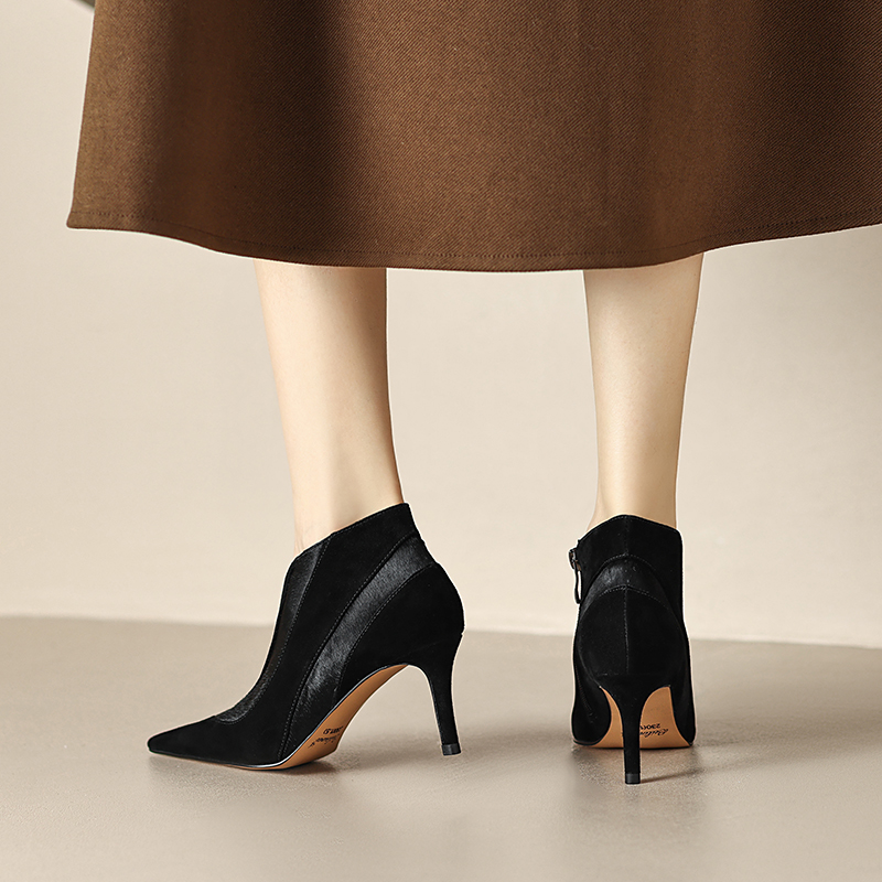 Paula Women's Suede High Heels Pumps