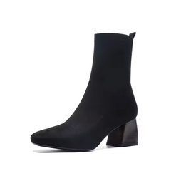 Raibel Women's Velvet Stretch Boots