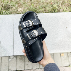 Ramel Women's Casual Rivet Slippers