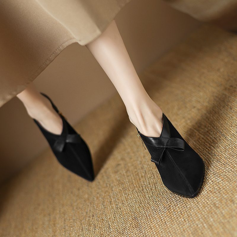 Ramira Women's Leather Suede Pumps