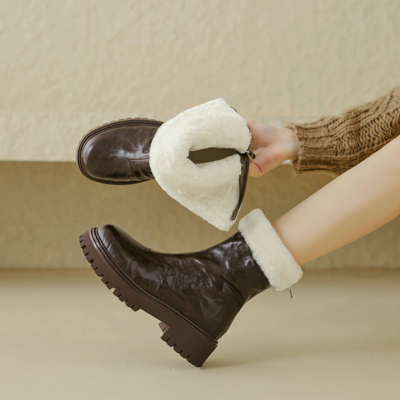Reina Women's Platform Winter Ankle Boots
