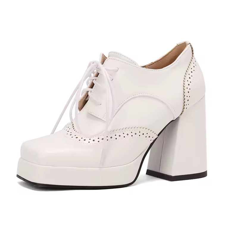 Renata Women's Square Toe Platform Ankle Boots