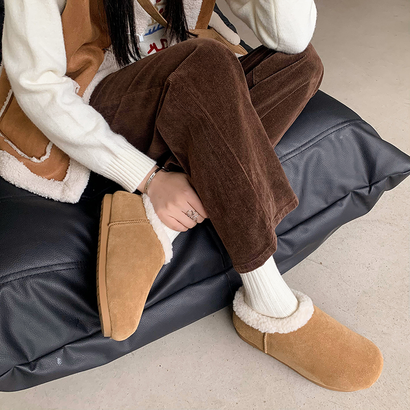 Romina Women's Plush Winter Snow Flat Slipper