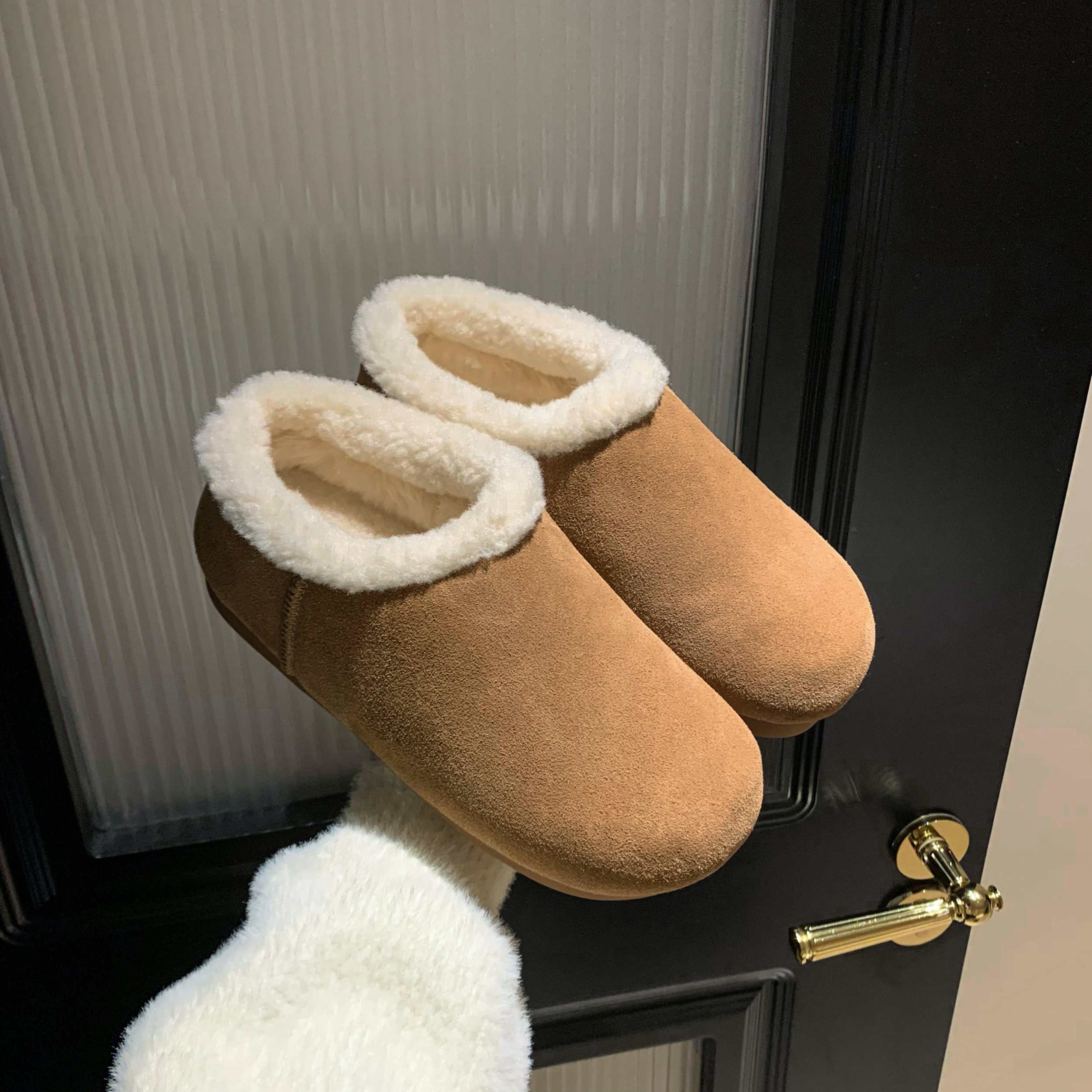 Romina Women's Plush Winter Snow Flat Slipper