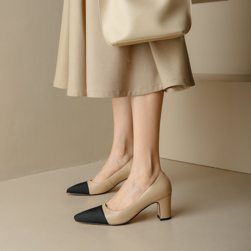 Rony Women's Leather Slip-On Pumps