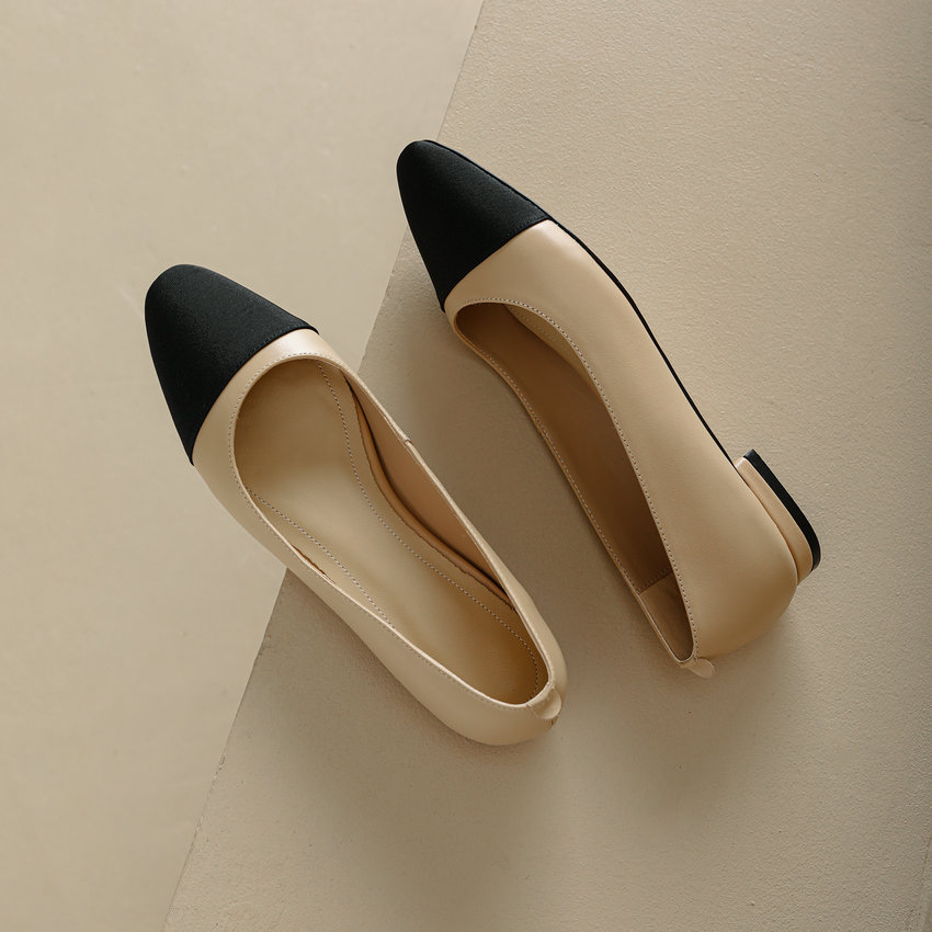 Rony Women's Leather Slip-On Pumps