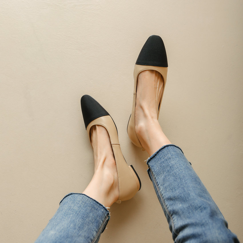 Rony Women's Leather Slip-On Pumps