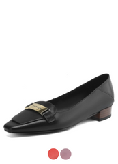 Ruddy Women's Leather Round Toe Flats
